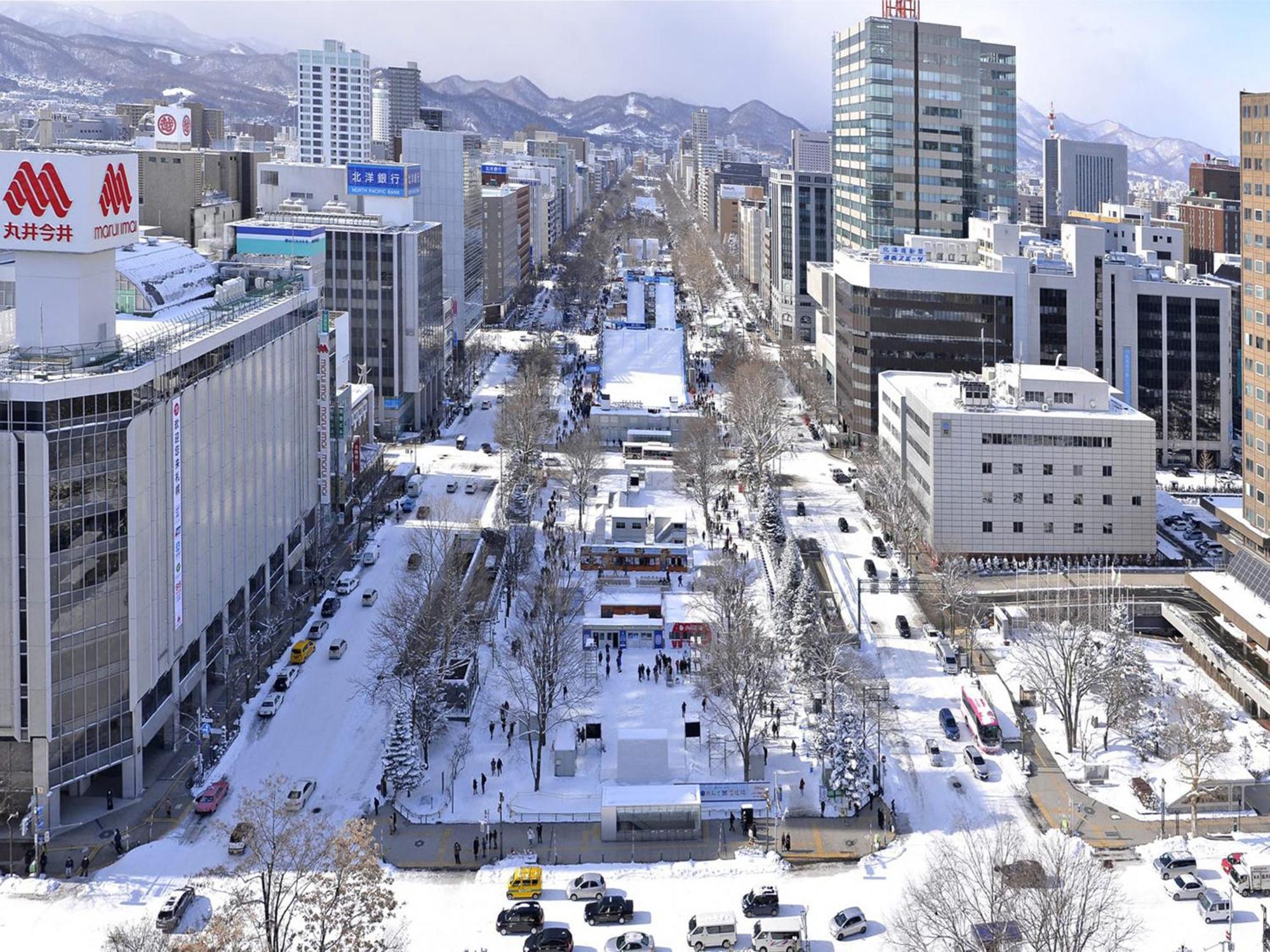 Hotel Androoms Sapporo Susukino Exterior foto